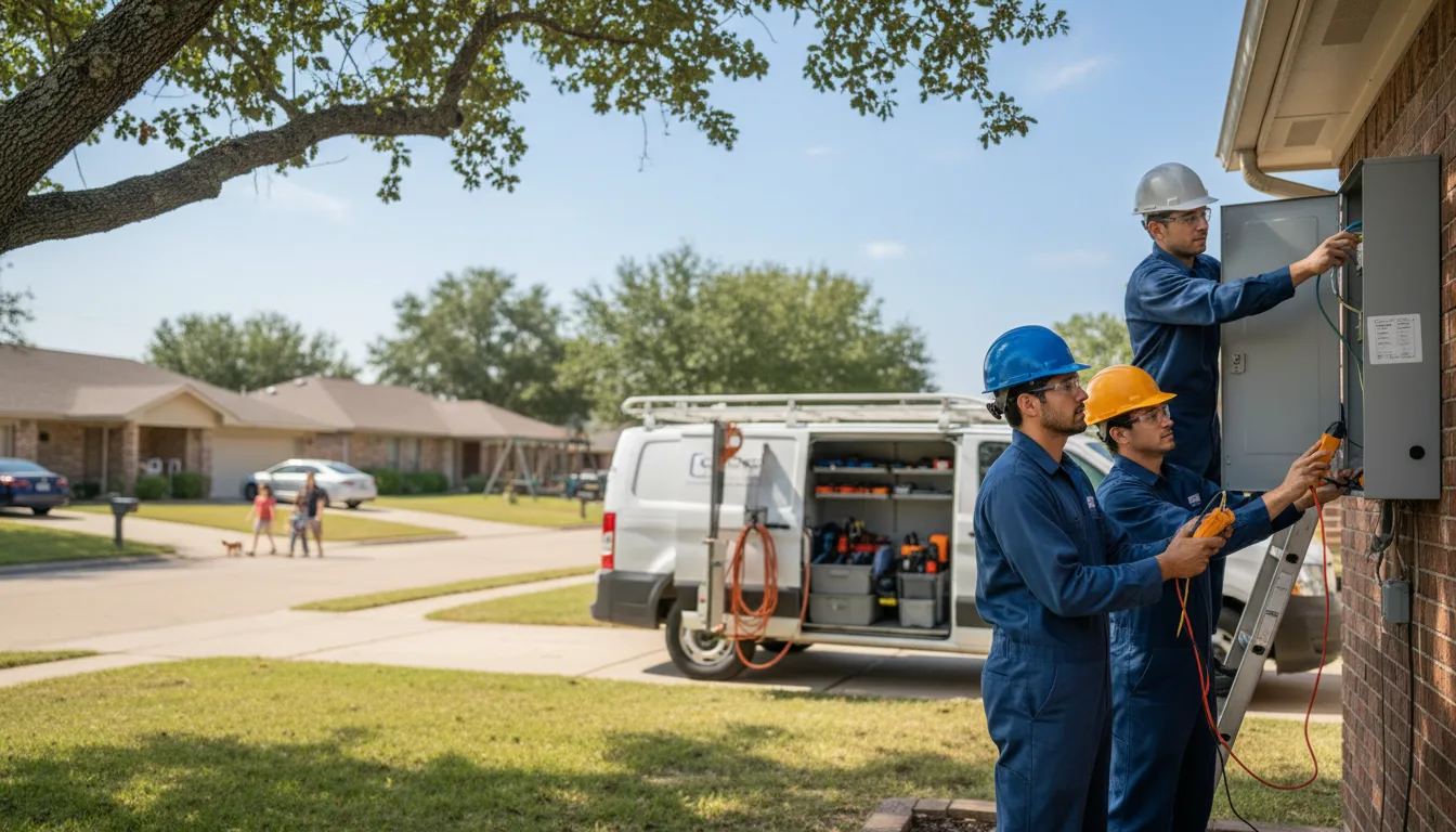 Certified electrician providing emergency electrical services in Rosedale, MS